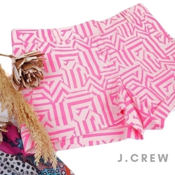 J. Crew Pants - J. CREW Pink Beige Shorts Sz 4